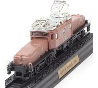 ZEZEFUFU Modelo de tren de locomotora eléctrico vintage de cocodrilo clase Ce 6/8 III a escala 1/160 con base adecuado para coleccionistas de modelos de tren