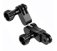 ZEZEFUFU Peso ligero CNC rotación de 360 ° grados de rótula hebilla adaptador de montaje para GoPro Hero 7/6/5/4
