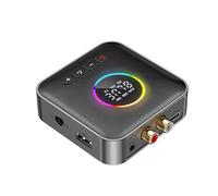 ZEZEFUFU Receptor transmisor Bluetooth 5.4 de 3.5 mm Bluetooth AUX RCA adaptador para altavoces de TV, sistema estéreo doméstico