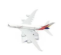 ZEZEFUFU Simulación a escala 1/400 Asiana Airlines A380 Avión Modelo de avión de aleación fundido a presión Modelo de avión para coleccionables de aviación