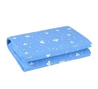 ZEZEZ Empapadores Impermeables de 4 Capas Grandes y Lavables for Incontinencia for Adultos y Ancianos: Almohadilla Protectora Antideslizante de Silicona(Azul,90 * 120CM)
