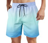 ZEZKT 2024 Hombre Bañador Pantalones Cortos Verano Hawaianos Mar Pantalones Cortos de Playa Forro de Malla Secado rápido Natacion Pantalones Cortos Playa Surf Pantalones Cortos