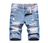 ZEZKT 2024 Verano Moda Pantalones Cortos Hombres Pantalones Corto Vaquero Hombre Deporte al Aire Libre Transpirable para Viajes Pesca Pantalones Cortos Pantalones para el Tiempo Libre