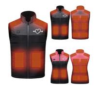 ZEZKT Chaleco Calefactable Unisex Chaqueta Hombre Calefactada Chaqueta Calefactable, Sudadera Calefactable Hombre Sudadera Calefactable Mujer con Batería para Deporte Y Ocio