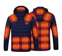 ZEZKT Ropa Térmica de Manga Larga Chaqueta Hombre Calefactada Chaleco Eléctrico Chaleco Térmico Recargable Por Usb Chaqueta Caliente Invierno Temperatura Regulable Chaleco Calefactable Mujer