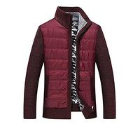 ZEZKT Suéter Polar para Hombre Chaqueta Espesor Chaqueta Casual Otoño e Invierno Abrigo Hombre Elegante Cárdigan con Cuello Prendas de Punto CáLidas Sudadera sin Capucha Jacket Elegante Chaqueta Men