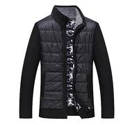 ZEZKT Suéter Polar para Hombre Chaqueta Espesor Chaqueta Casual Otoño e Invierno Abrigo Hombre Elegante Cárdigan con Cuello Prendas de Punto CáLidas Sudadera sin Capucha Jacket Elegante Chaqueta Men