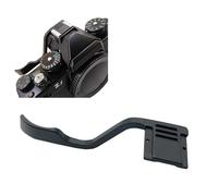 Zf Zf - Agarre para el pulgar de la cámara, agarre de aleación de aluminio con protector de zapata caliente para cámara Nikon Zf Z f, soporte ergonómico para mayor comodidad y estabilidad (negro)