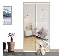ZFEBHMY Cortina Mosquitera Magntica Puertas,Automático Cierre Cortina antimosca,Adsorción Magnética Plegable Anti Mosquito Insecto Mosquitera,Cortina Hecha de Malla-White C||75x180cm(29x70inch)
