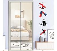 ZFEBHMY Cortina Mosquitera Magntica Puertas,Cierre Magnético Automático Mosquitera Imantada Puerta,Arriba a Abajo Cortina Malla,para Sala de Estar Balcn-Gray|| 70x180cm(27x70inch)
