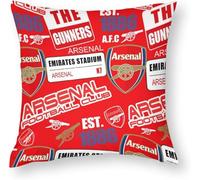 ZFENGYYUAN Arsenal Football Home - Funda de cojín cuadrada para sofá, dormitorio, 45,7 x 45,7 cm