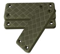 ZFFOZZ 3-Pack Soporte Magnético para Armas, Imán para Armas con Clasificación de 56 lbs, Soporte Magnético para Armas para Coche, Rack de Armas Oculto, Pistola, Escopeta, Rifle, Revólver(Green)