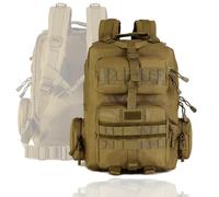 ZFFOZZ 30L Mochila Táctica Militar, Bolsa de Camping al Aire Libre Portátil, Multifuncional para Senderismo, Viajes y Actividades de Ocio(Brown)