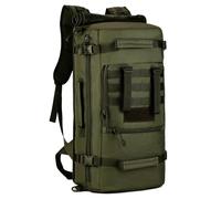 ZFFOZZ 50L Mochila Táctica, Bolsa Grande Multifuncional para Acampada al Aire Libre, Senderismo y Almacenamiento Portátil, Convertible en Bolso Mensajero o Bolso de Mano(Green)