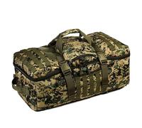 ZFFOZZ 60L Mochila Táctica 3-en-1, Bolsa de Viaje MOLLE con Modos de Porte Versátiles Mochila, Bandolera, a Mano. Ideal para Viajes, Gimnasio, Senderismo y Aventuras al Aire Libre.(Jungle Digital)