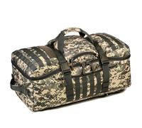 ZFFOZZ 60L Mochila Táctica 3-en-1, Bolsa de Viaje MOLLE con Modos de Porte Versátiles Mochila, Bandolera, a Mano. Ideal para Viajes, Gimnasio, Senderismo y Aventuras al Aire Libre.(ACU Digital)