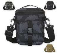 ZFFOZZ Bolsa de cinturón para exteriores, bandolera pequeña de lona clásica vintage táctica cruzada informal para fiestas viajes y senderismo(Scorpion cp)