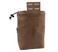 ZFFOZZ Bolsa de Herramientas Plegable Táctica, Bolsa de Herramientas Multiusos Bolsa Molle Con Cordón para Munición y Cargador para Chaleco Mochila Táctica(Brown)