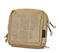 ZFFOZZ Bolsa Organizadora Táctica Multiusos para Mapas y Herramientas, Compatible con Sistema Molle, para Actividades Tácticas Al Aire Libre(Brown)