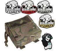 ZFFOZZ Bolsa Táctica Molle Admin, Riñonera Multifuncional para Deportes al Aire Libre y Ocio, Pequeña Bolsa de Uso General GP con Panel de Bucle para Chalecos, Cinturones de Armas, Mochilas, Etc.(CP)