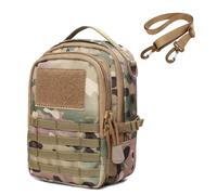 ZFFOZZ Bolsa Táctica Molle Pequeña, Bolsa Para Herramientas Tácticas EDC Mochila Compacta Multiusos Para La Cintura y El Hombro.(Cp)