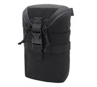 ZFFOZZ Bolsas Tácticas Molle, Riñonera Compacta y Utilitaria Para Chaleco Riñonera Para el Pecho Para Herramientas Pequeñas Organización Modular Horizontal(Black)