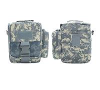 ZFFOZZ Bolso Bandolera de Lona Pequeño, Clásico Vintage Impermeable Táctico Cruzado Informal Unisex(Acu)