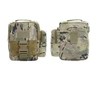 ZFFOZZ Bolso Bandolera de Lona Pequeño, Clásico Vintage Impermeable Táctico Cruzado Informal Unisex(Cp)