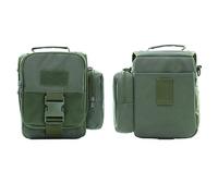 ZFFOZZ Bolso Bandolera de Lona Pequeño, Clásico Vintage Impermeable Táctico Cruzado Informal Unisex(Green)