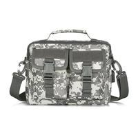 ZFFOZZ Bolso bandolera táctico para hombre, multifunción de nailon con puerto USB(Acu)