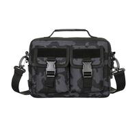 ZFFOZZ Bolso bandolera táctico para hombre, multifunción de nailon con puerto USB(Scorpion cp)