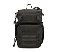 ZFFOZZ Bolso de Hombro Táctico Molle Sling Bags, Con Correa Incluida Mochila EDC Sling Bag Impermeable Para Llevar Todos Los Días(Black)