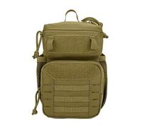 ZFFOZZ Bolso de Hombro Táctico Molle Sling Bags, Con Correa Incluida Mochila EDC Sling Bag Impermeable Para Llevar Todos Los Días(Brown)