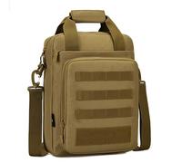 ZFFOZZ Bolso Mensajero Táctico para Hombres, Bolso de Hombro Militar MOLLE, Adecuado para Picnics, Acampada y Varias Actividades al Aire Libre(Brown)