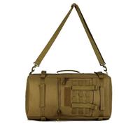 ZFFOZZ Bolso Táctico Multifunción de 50 L, Bandolera Grande para Acampar al Aire Libre, Mochila de Almacenamiento Portátil para Senderismo(Brown)