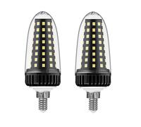 ZFFOZZ Bombilla LED Tipo Maíz de 20 W/30 W, Casquillo E14/E27, No Regulable, Luz Seleccionable de 3000 K/4000 K/6000 K, para Casa Garaje Almacén Interior y Exterior(E14-20W,Warm)