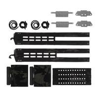 ZFFOZZ Cinturón Táctico Molle Con Sello de Cintura, Multifuncional Ligero y de Liberación Rápida para JPC CRYE AVS LV119 FCPC V5(Bkcp)