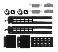 ZFFOZZ Cinturón Táctico Molle Con Sello de Cintura, Multifuncional Ligero y de Liberación Rápida para JPC CRYE AVS LV119 FCPC V5(Black)