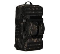 ZFFOZZ Mochila de Viaje Táctica de 60L, Estilo Militar, con Sistema MOLLE, 3 en 1, Ideal para Viajes de Fin de Semana, Gimnasio, Entrenamiento y Despliegue.(Black Camouflage)