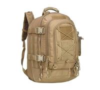 ZFFOZZ Mochila táctica militar de 55 l para hombre, mochila Molle, mochila de supervivencia para senderismo, camping y viajes.(Kakis)