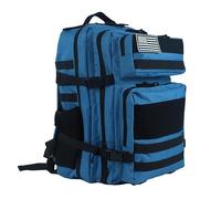ZFFOZZ Mochila táctica militar Molle de 45 litros, mochila de asalto para el ejército mochila de emergencia para 3 días mochila de senderismo y trekking(Light blue)