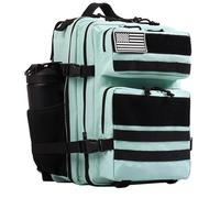 ZFFOZZ Mochila táctica militar Molle de 45 litros, mochila de asalto para el ejército mochila de emergencia para 3 días mochila de senderismo y trekking(Mint green)