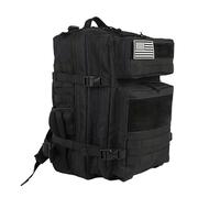 ZFFOZZ Mochila táctica militar Molle de 45 litros, mochila de asalto para el ejército mochila de emergencia para 3 días mochila de senderismo y trekking(Black)