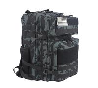 ZFFOZZ Mochila táctica militar Molle de 45 litros, mochila de asalto para el ejército mochila de emergencia para 3 días mochila de senderismo y trekking(Black and gray cp)