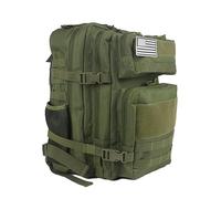 ZFFOZZ Mochila táctica militar Molle de 45 litros, mochila de asalto para el ejército mochila de emergencia para 3 días mochila de senderismo y trekking(Green)