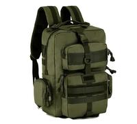 ZFFOZZ Mochila Táctica Militar Portátil Para Acampar al Aire Libre, Mochila Multifuncional de 30L Para Viajes y Acampada, Mochila para Senderismo al Aire Libre.(Green)