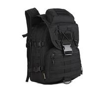 ZFFOZZ Mochila Táctica Multifuncional de Nailon 600D, Mochila Molle Militar Impermeable de 40L Para Viajes al Aire Libre, Deportes y Senderismo.(Black)