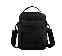 ZFFOZZ Mochila Táctica Tipo Mensajero, Impermeable y Ajustable Estilo Militar EDC Molle Resistente al Agua para Hombre(Black)