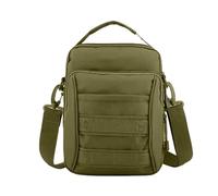 ZFFOZZ Mochila Táctica Tipo Mensajero, Impermeable y Ajustable Estilo Militar EDC Molle Resistente al Agua para Hombre(Green)