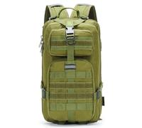 ZFFOZZ Mochila táctica ventilada e impermeable de 25-30 L, mochila de asalto militar mochila Molle para senderismo camping viajes caza y trekking(Green)